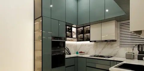 Kitchen — Aleem Baig by ModScale, Bengaluru