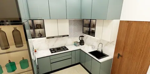 Kitchen — Aleem Baig by ModScale, Bengaluru