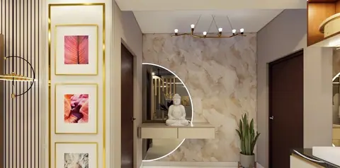 Ashwathy — Modern Art Deco interiors by ModScale in Bengaluru