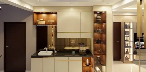 Kitchen — Ashwathy by ModScale, Bengaluru