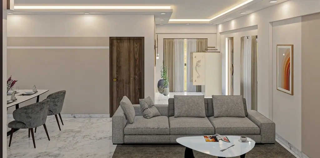 Minimal interior design by ModScale, Bengaluru