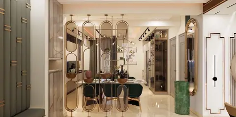 Dr. Sumeet — Modern Art Deco interiors by ModScale in Bengaluru