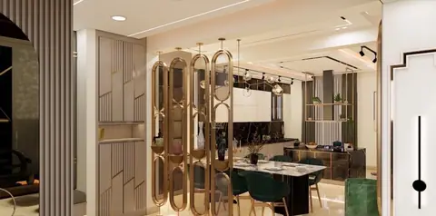Dr. Sumeet — Modern Art Deco interiors by ModScale in Bengaluru