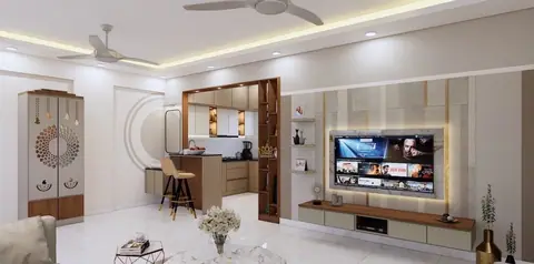 Jyothirmaye — Contemporary apartment interior design in Bengaluru by ModScale