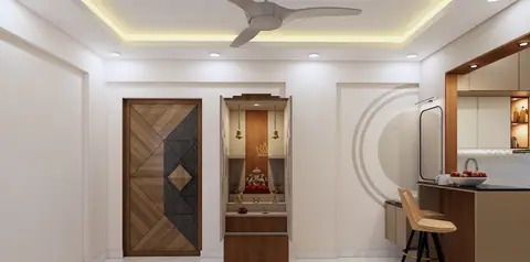Jyothirmaye — Warm Modern interiors by ModScale in Bengaluru