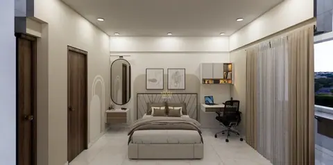 Master Bedroom — Jyothirmaye by ModScale, Bengaluru