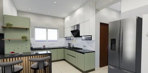 Kitchen — Ujjwal by ModScale, Bengaluru
