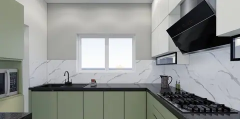 Kitchen — Ujjwal by ModScale, Bengaluru